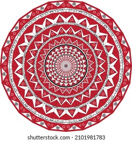 
Polychromatic symbolic mandalas in vectors