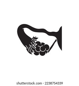 Polycystic color line icon. Gynecology problem. Pictogram for web page, mobile app, promo.