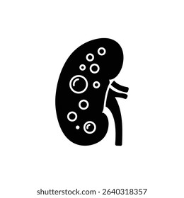 Polycystic Kidney with Multiple Bubbles Medical Condition Icon
