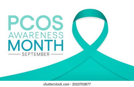 Polycystic Ovary Syndrome (PCOS) Awareness Month is observed every year in September, it is a common condition that affects how a woman's ovaries work. Vector illustration