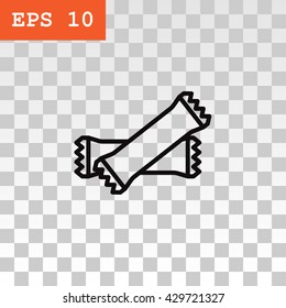 Polyethylene bag icon