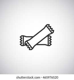  Polyethylene bag icon Vector.