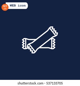  Polyethylene bag icon Vector.
