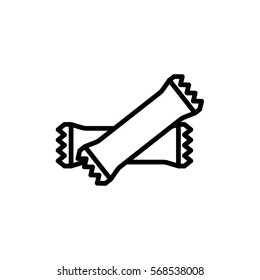  Polyethylene bag icon Vector.