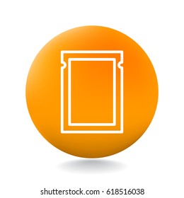  Polyethylene bag icon Vector.