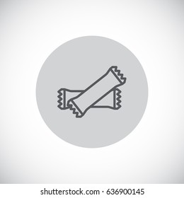  Polyethylene bag icon Vector.