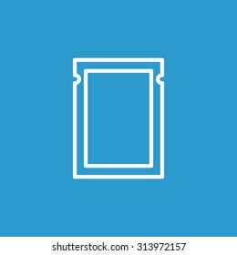 polyethylene sealed closed bag  icon