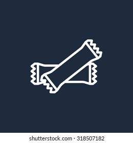 polyethylene sealed closed bag  icon