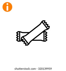 polyethylene sealed closed bag  icon