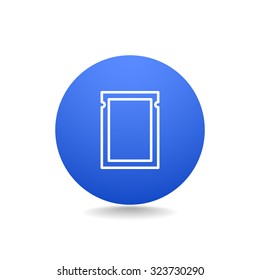 polyethylene sealed closed bag  icon