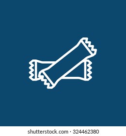 polyethylene sealed closed bag  icon