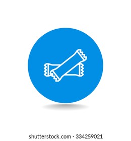 polyethylene sealed closed bag  icon