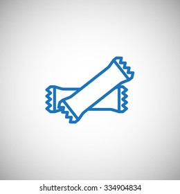polyethylene sealed closed bag  icon