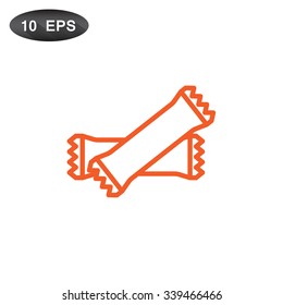 polyethylene sealed closed bag  icon