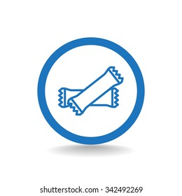 polyethylene sealed closed bag  icon