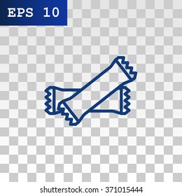 polyethylene sealed closed bag  icon