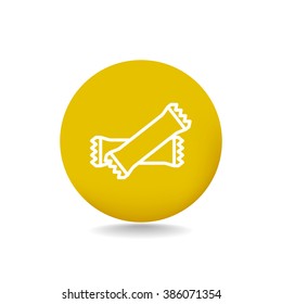 polyethylene sealed closed bag  icon
