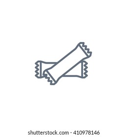 polyethylene sealed closed bag  icon