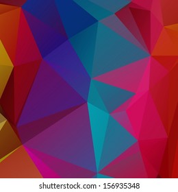 Polygon 3d Abstract background colorful vector illustration