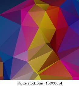 Polygon 3d Abstract background colorful vector illustration