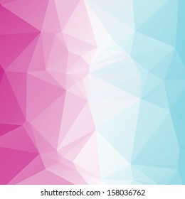 Polygon 3d Abstract background colorful vector illustration 