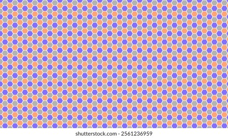 Polygon Abatract and Geometry with Gray, Orange, Blue color for  Background,Patter,Fabric, Tile,Textle,Carpet,Wrapping Design