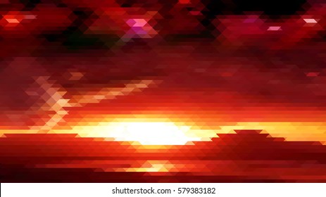 Polygon abstract background. Concept background of triangles. Beautiful colored backgrounds with decorative elements. Vector illustration