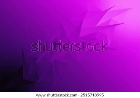 Polygon Abstract Background Design, Abstract Geometric Origami Style With Gradient
