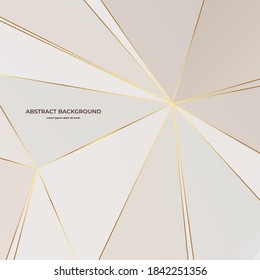 It's an polygon abstract background of geometric composition.