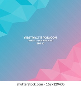 Polygon abstract background modern art shape design line backdrop style with space. vector illustration