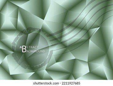 Polygon Abstract Background, with Triangle, Postmark, Vector Illustration. for your product design or print media.