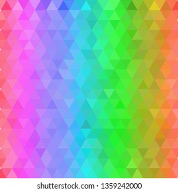 Polygon Abstract Backgrounds. Rainbow Color vector banner.