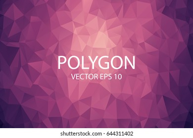 Polygon Abstract Backgrounds.Colorful vector banner.