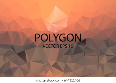 Polygon Abstract Backgrounds.Colorful vector banner.