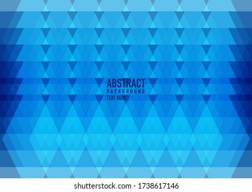 Polygon abstract on blue background. Light blue vector shining triangular pattern. An elegant bright illustration. Triangular pattern for your business design.