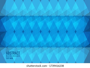 Resumen de polígono sobre fondo azul. Vector azul claro brillante patrón triangular. Una elegante y brillante ilustración. Patrón triangular para el diseño de su negocio.