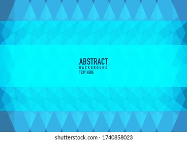 Polygon abstract on blue background. Light blue vector shining triangular pattern. An elegant bright illustration. Triangular pattern for your business design.