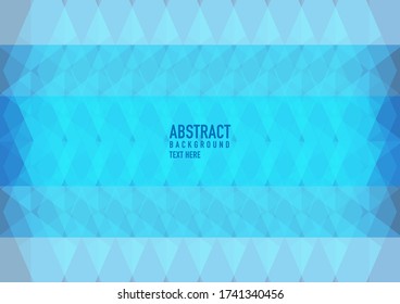 Polygon abstract on blue background. Light blue vector shining triangular pattern. An elegant bright illustration. Triangular pattern for your business design.