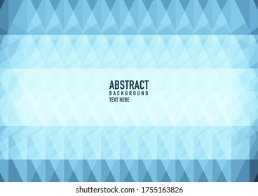 Resumen de polígono sobre fondo azul. Vector azul claro brillante patrón triangular. Una elegante y brillante ilustración. Patrón triangular para el diseño de su negocio.