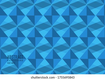 Resumen de polígono sobre fondo azul. Vector azul claro brillante patrón triangular. Una elegante y brillante ilustración. Patrón triangular para el diseño de su negocio.