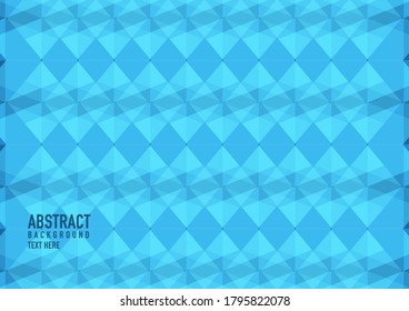 Polygon abstract on blue background. Light blue vector shining triangular pattern. An elegant bright illustration. Triangular pattern for your business design.