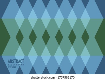 Resumen de polígono sobre fondo azul y verde. Patrón triangular azul claro y verde brillante vectorial. Una elegante y brillante ilustración. Patrón triangular para el diseño de su negocio.