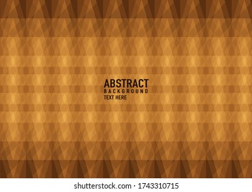 Polygonabstract auf braunem Hintergrund. Hellbrauner Vektor leuchtend dreieckig Muster. Eine elegante, helle Illustration. Dreiecksmuster für Ihr Business-Design.