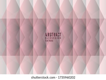 Polygon abstract on gradient blur background. Light gradient vector shining triangular pattern. An elegant bright illustration. Triangular pattern for your business design.
