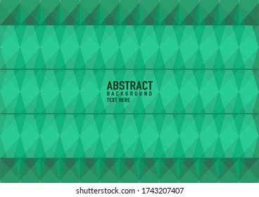 Resumen de polígono sobre fondo verde. Vector verde claro brillante patrón triangular. Una elegante y brillante ilustración. Patrón triangular para el diseño de su negocio.
