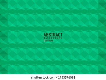 Polygon abstract on green background. Light green vector shining triangular pattern. An elegant bright illustration. Triangular pattern for your business design.