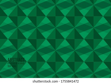 Polygon abstract on green background. Light green vector shining triangular pattern. An elegant bright illustration. Triangular pattern for your business design.