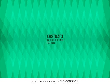 Polygon abstract on green background. Light green vector shining triangular pattern. An elegant bright illustration. Triangular pattern for your business design.