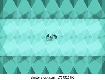Resumen de polígono sobre fondo verde. Vector verde claro brillante patrón triangular. Una elegante y brillante ilustración. Patrón triangular para el diseño de su negocio.