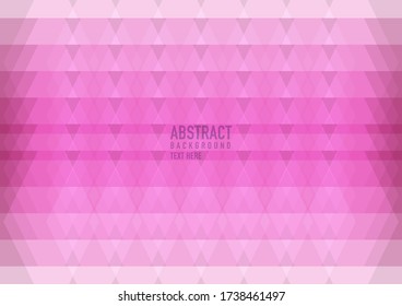 Polygon abstract on pink background. Light pink vector shining triangular pattern. An elegant bright illustration. Triangular pattern for your business design.